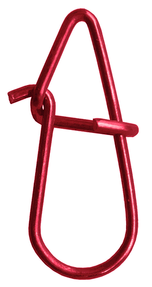 ProfiBlinker High Energy XXX-Strong Action Fastlock Snap Kunstköder-Karabiner in Rot / Tragkraft 15,7 kg / Größe 20 / 10er Pack