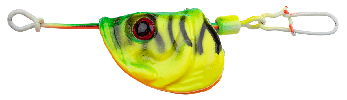 ProfiBlinker Kiemen-Vorschaltkopf beweglich / Firetiger / 9g / 2er Pack  ProfiBlinker Kiemen-Vorschaltkopf beweglich / Firetiger / 9g / 2er Pack
