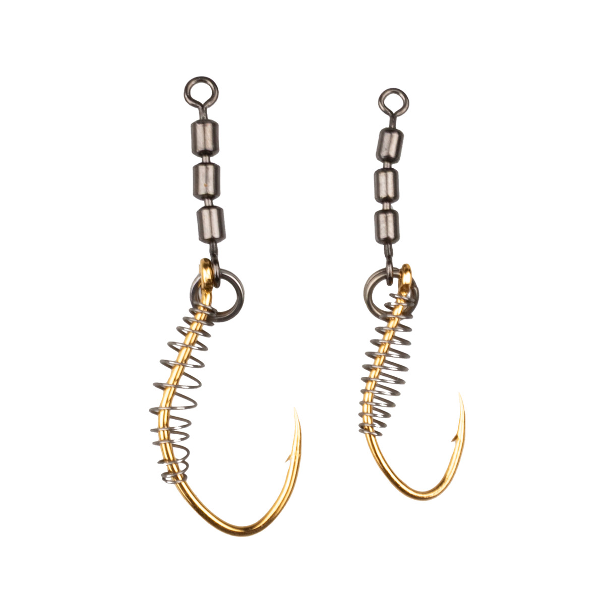 ProfiBlinker Trout Bait Rotator Hooks Antidrall / Wahnsinnshaken mit Teigspirale / Hakengröße 1+2 / Wirbelgröße 10+12 / 2 Stück