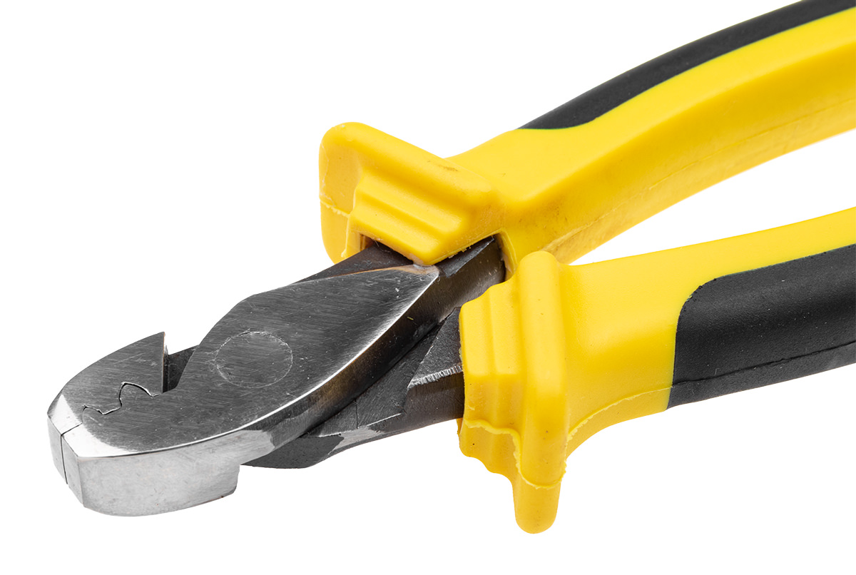 ProfiBlinker Klemmhülsen Zange aus Edelstahl mit gummierten Kunststoffgriff  ProfiBlinker Klemmhülsen Zange aus Edelstahl mit gummierten Kunststoffgriff