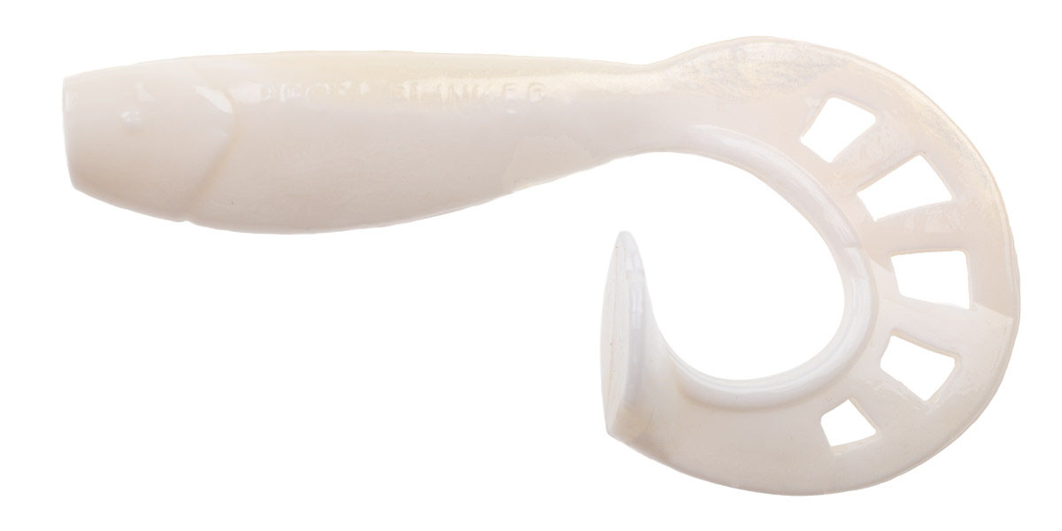 ProfiBlinker Zandertail Größe D 10cm Weiß / Grell-Weiß / 5er Pack  ProfiBlinker Zandertail Größe D 10cm Weiß / Grell-Weiß / 5er Pack