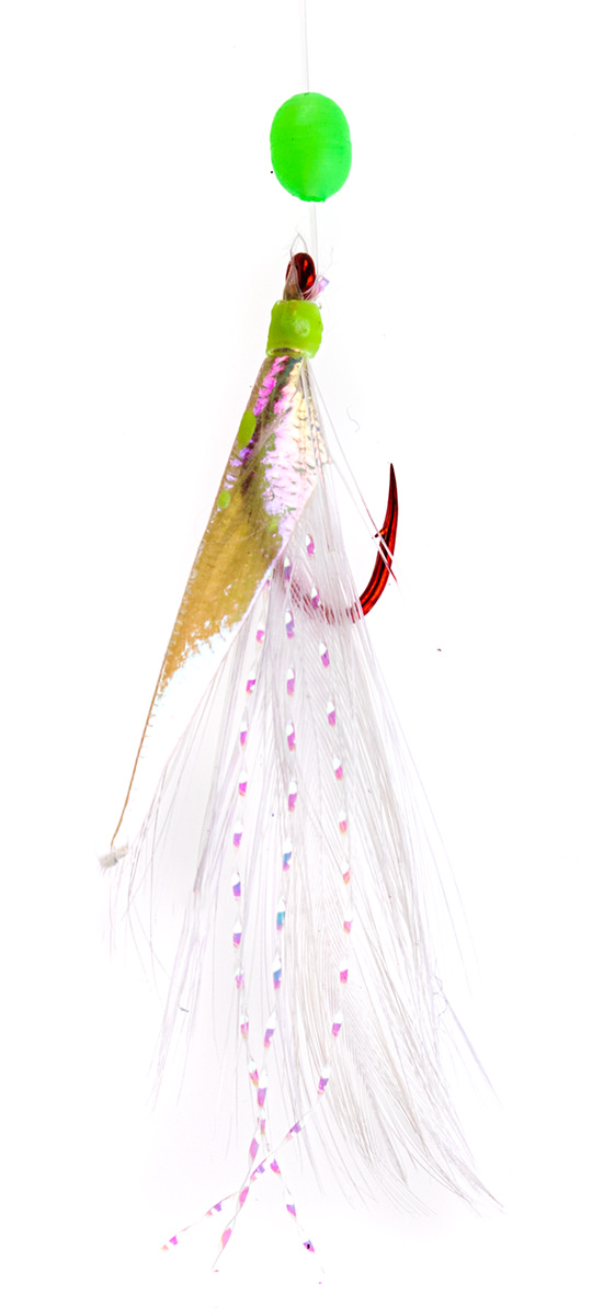 ProfiBlinker Großfisch-Paternoster mit XX-Strong High Energy Wirbel / weiße Feder / Größe 4/0 / 2er Pack ProfiBlinker Großfisch-Paternoster mit XX-Strong High Energy Wirbel / weiße Feder / Größe 4/0 / 2er Pack