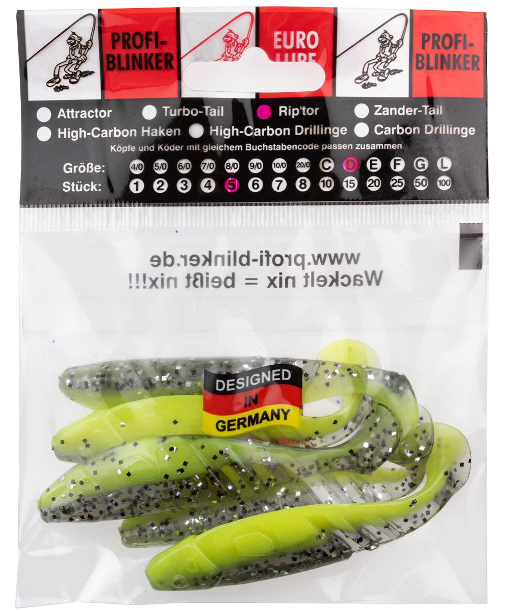 ProfiBlinker Riptor Größe D 8cm Feuer-Gelb / Neon-Gelb / 5er Pack 