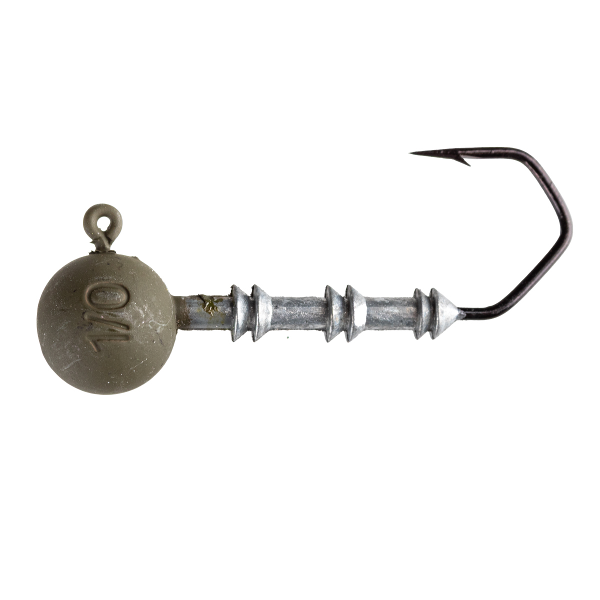 ProfiBlinker Giraffenhals Jig bleifrei mit V-Shape Haken mittel schwarz / Größe 1/0 / Gewicht 6 g / 2er Pack
