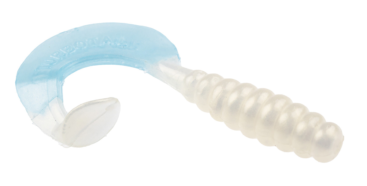 ProfiBlinker Turbotail Größe F/G 15cm Perlmutt-Blau / 40er Pack 