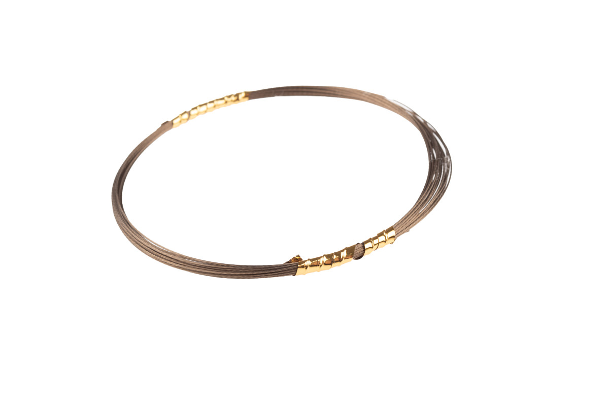 ProfiBlinker 1x7 Stainless Steel Stahlvorfach Bronze / 15 kg Tragekraft / 5 Meter 