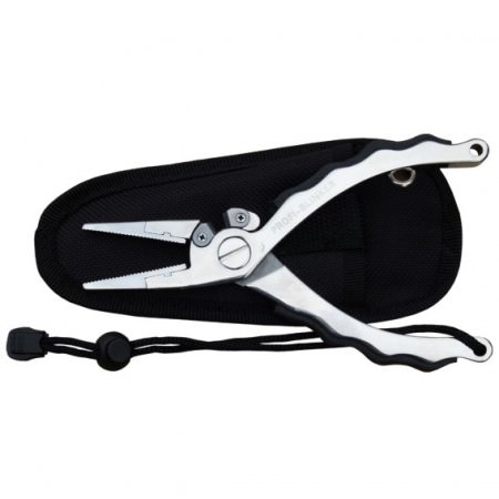 ProfiBlinker Hakenlöse- und Kombizange aus Edelstahl mit gummierten Griff 