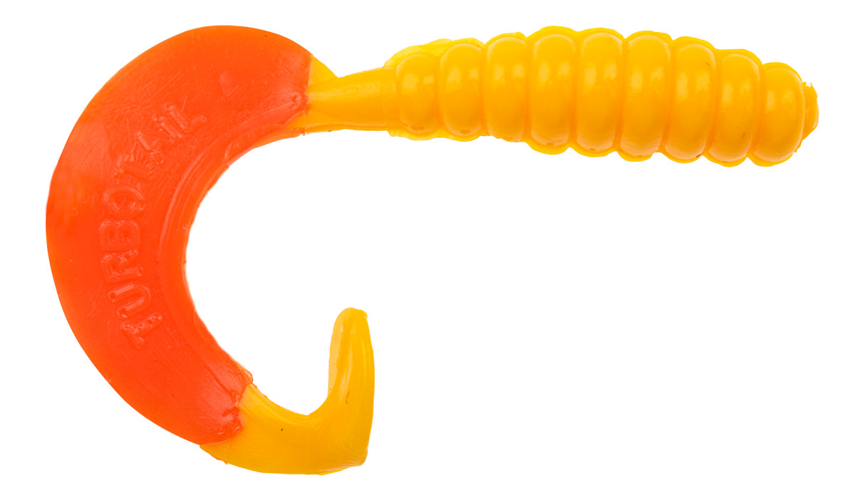 ProfiBlinker Turbotail Größe D 10,5cm Schwefel-Gelb / Rot / 100er Pack 