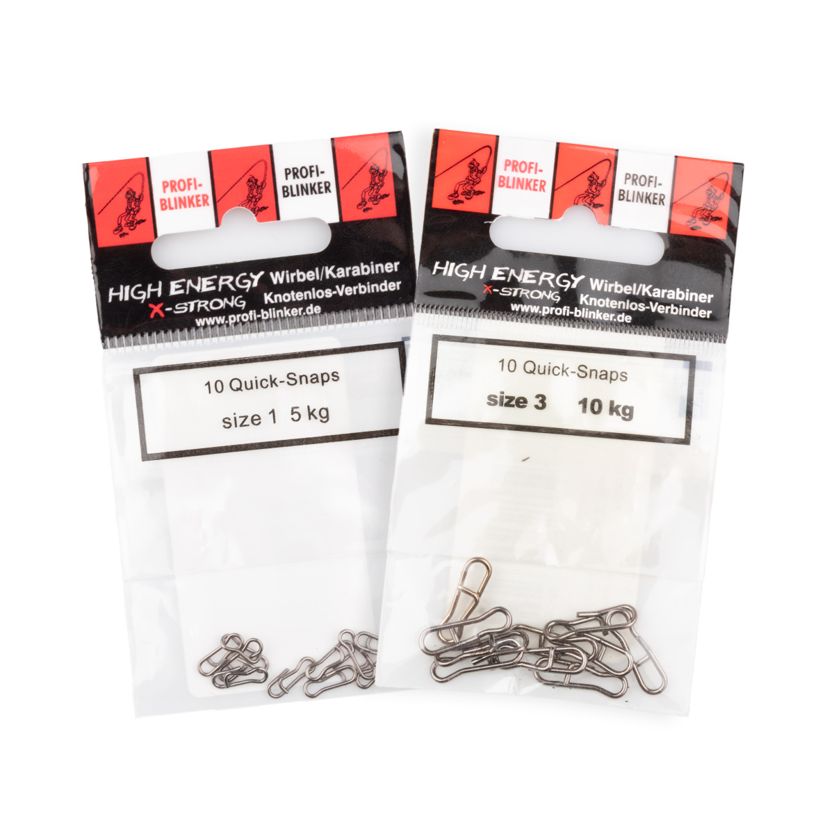 ProfiBlinker High Energy X-Strong Quick Snap Karabiner in schwarz 