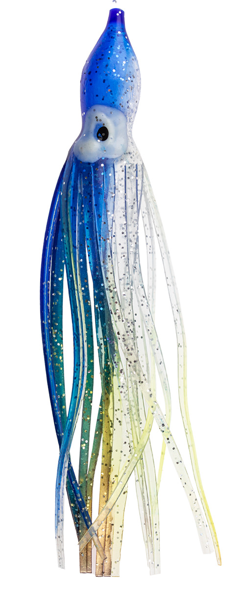 ProfiBlinker Octopus Größe 7,5cm laser-blau / 6er Pack 