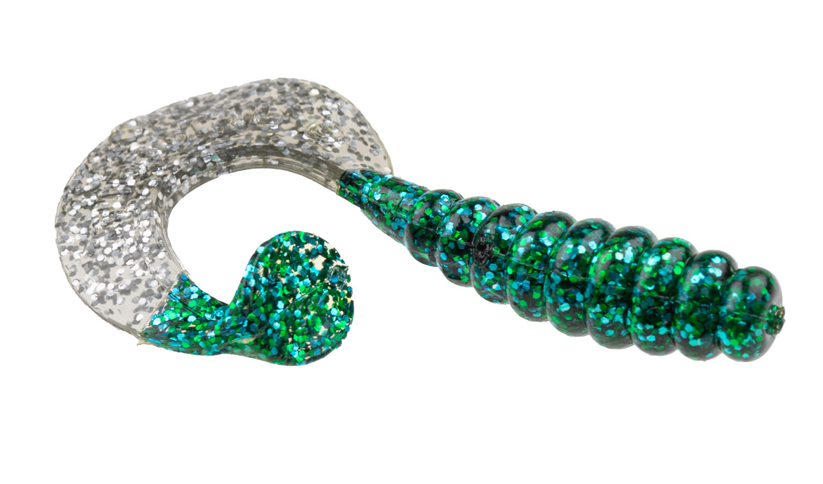 ProfiBlinker Turbotail Größe F/G 15cm Gletschergrün-Metallic / Herings-Grün / 40er Pack 