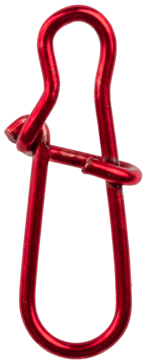 ProfiBlinker High Energy XXX-Strong Fastlock Snap Kunstköder-Karabiner in Rot / Tragkraft 46,4kg / Größe 10 / 10er Pack