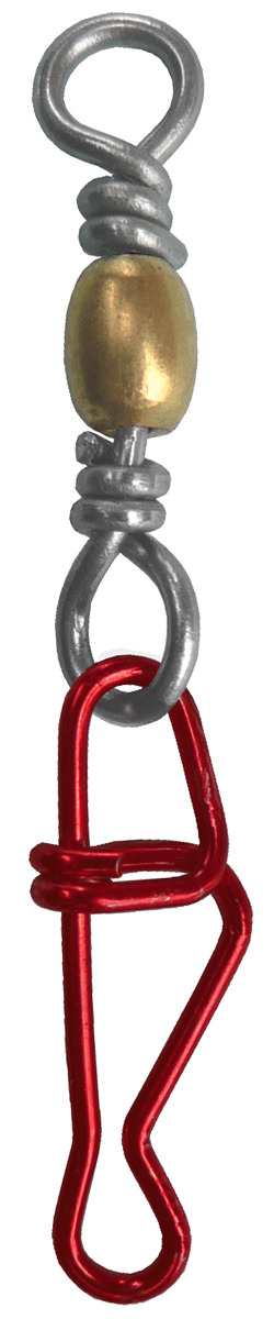 ProfiBlinker High Energy XXX-Strong Super Duolock Kunstköder-Wirbel in Rot / Größe 5/0 / 3er Pack 