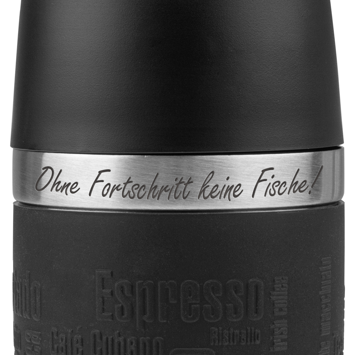 ProfiBlinker Thermobecher Emsa Travel Mug 360ml blau mit Gravur Motiv ''Wackelt nix, beißt nix!'' ProfiBlinker Thermobecher Emsa Travel Mug 360ml blau mit Gravur Motiv ''Wackelt nix, beißt nix!''