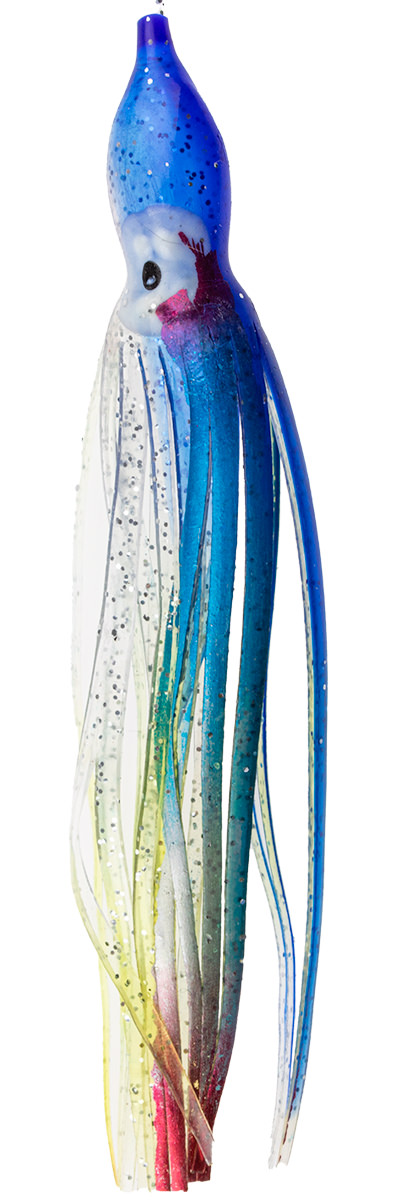 ProfiBlinker Octopus Größe 7,5cm laser-blau / 6er Pack 