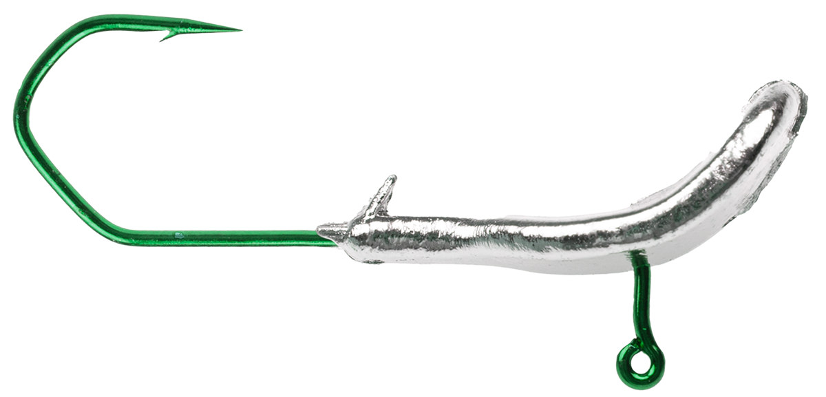 ProfiBlinker Flachkopf-Twister in Grün / Größe D / schwer / 10g / 4er Pack 