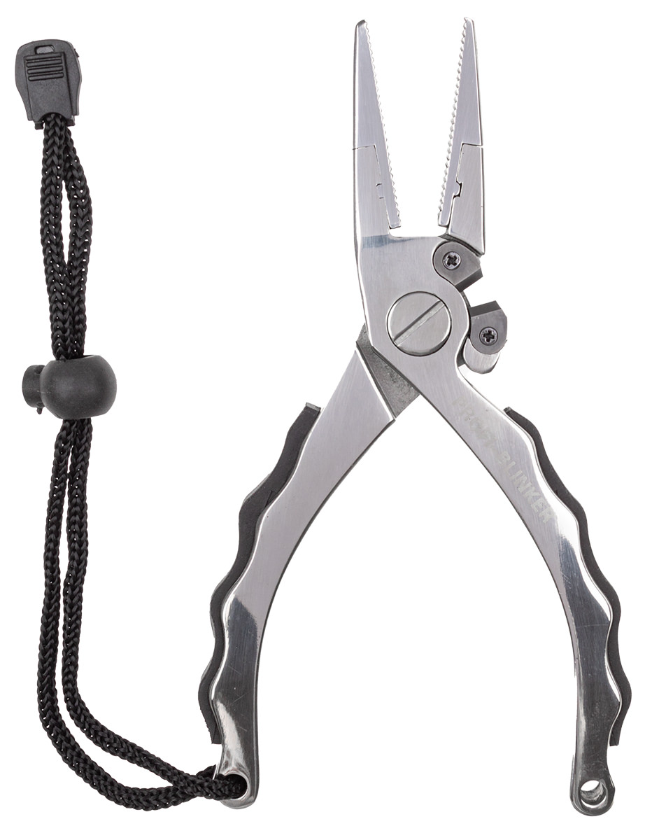 ProfiBlinker Hakenlöse- und Kombizange aus Edelstahl mit gummierten Griff 