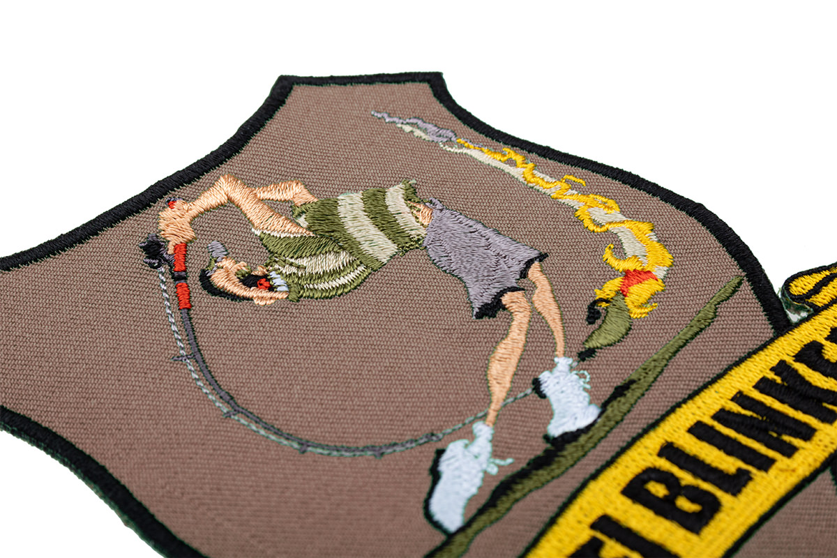 ProfiBlinker Aufnäher beige Jubiläumsangler 