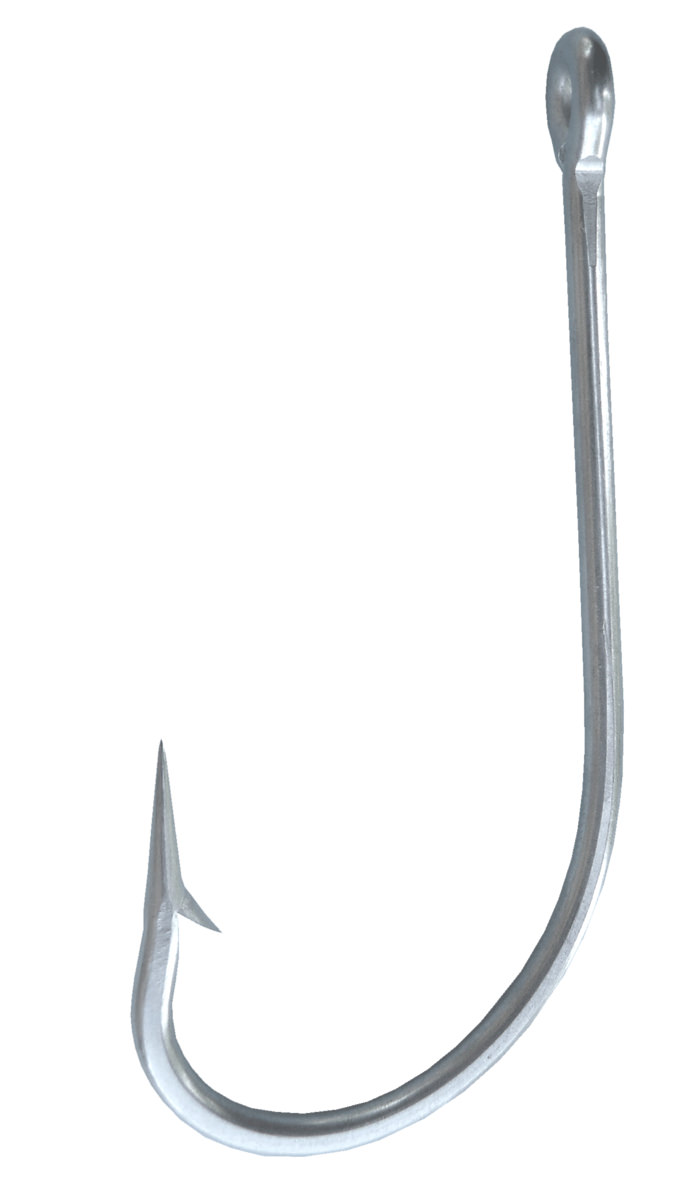 ProfiBlinker O`Shaugnessy-Haken lang und Matt-Silber / Größe 6/0 / 5er Pack 