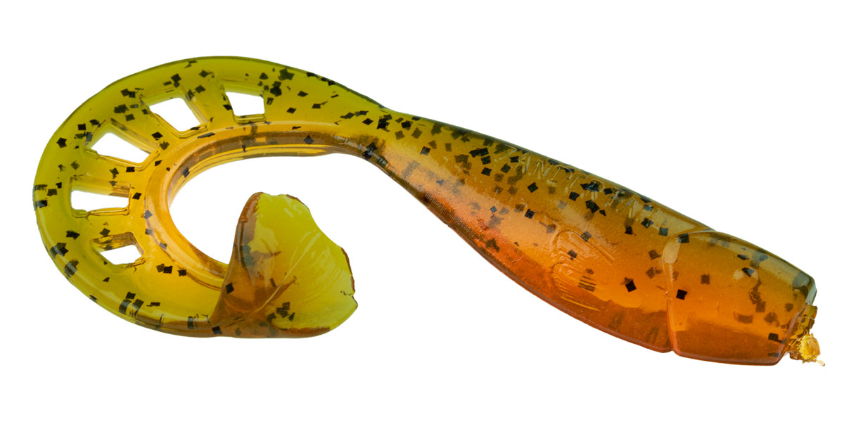ProfiBlinker Zandertail Größe E 11,5cm Kaulbarsch / Glanz-Effekt / 10er Pack 