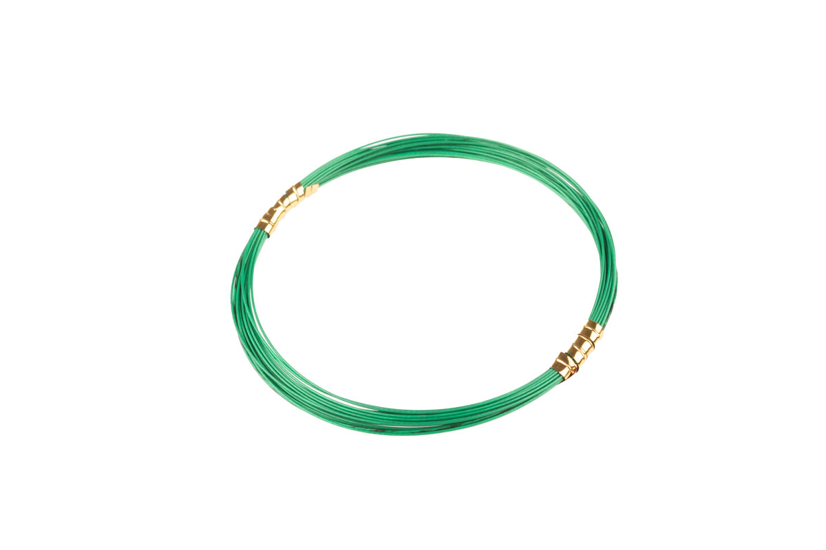 ProfiBlinker 1x7 Stainless Steel Stahlvorfach Grün / 6 kg Tragekraft / 5 Meter 