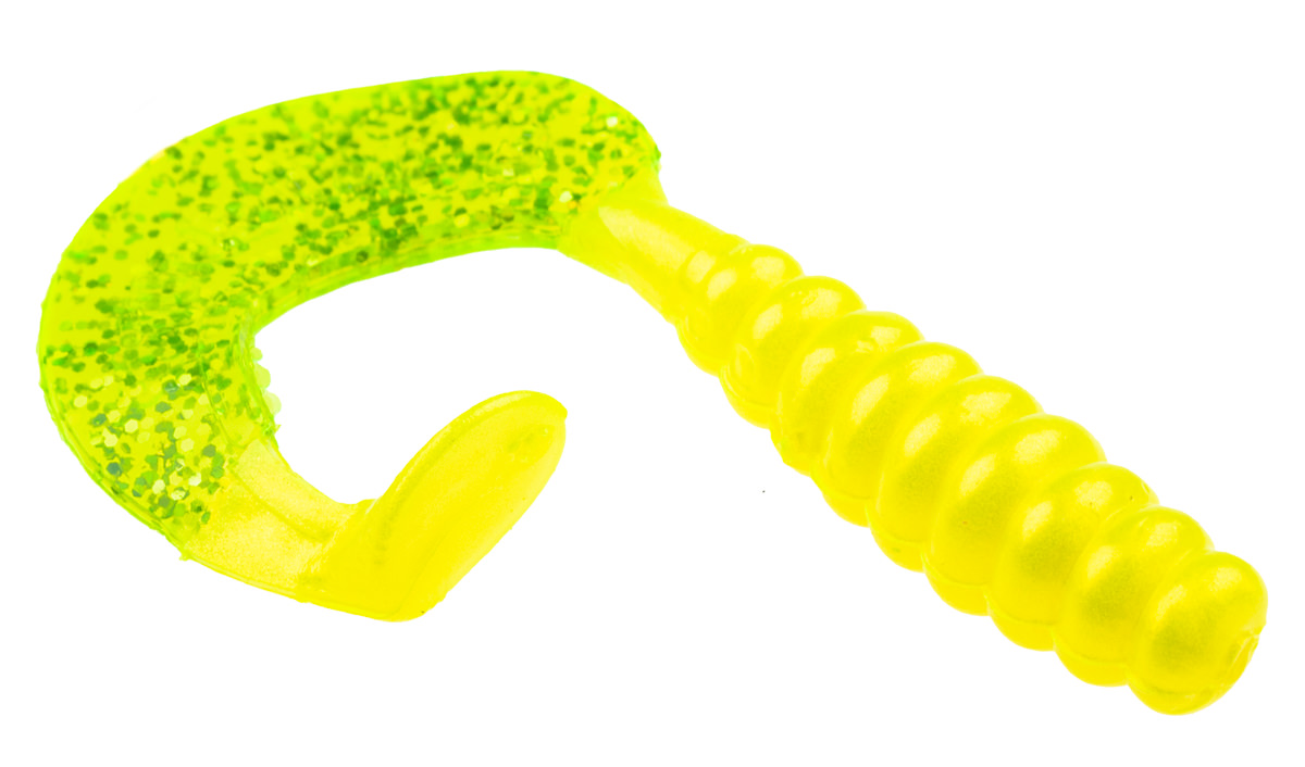 ProfiBlinker Turbotail Größe B 6,5cm Fluo-Grün / Grün-Metallic / 125er Pack 