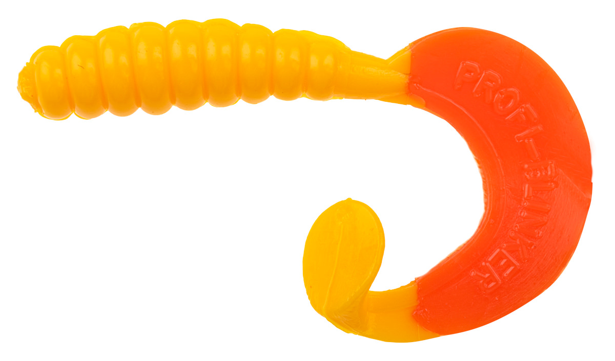 ProfiBlinker Turbotail Größe D 10,5cm Schwefel-Gelb / Rot / 100er Pack 