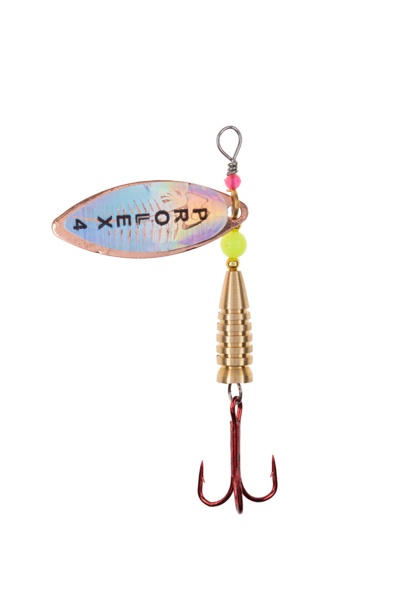 ProfiBlinker Prollex-Long Weitwurf Spinner/ Kupfer-Silber / Größe 2 / 6g 