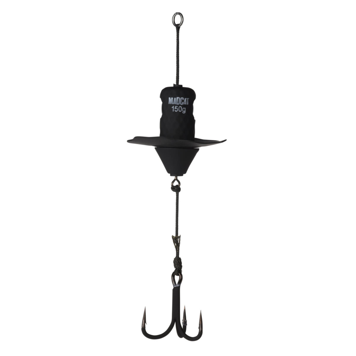 MADCAT A-Static Silent Teaser Hybrid-Köder Schwarz, Hakengröße 3/0, 17 cm, 150 g 
