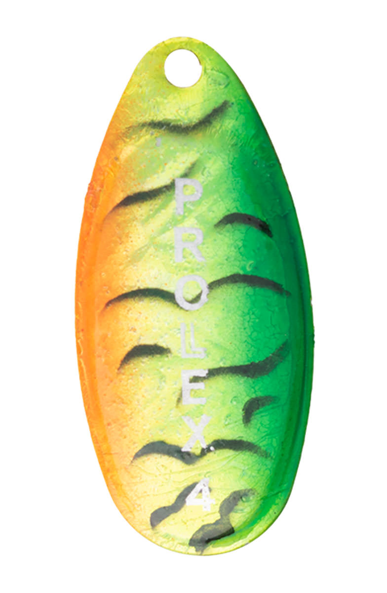 ProfiBlinker Spinnerblatt French Style Tropfen Firetiger-Effektlackierung / Größe 2 / 4er Pack  ProfiBlinker Spinnerblatt French Style Tropfen Firetiger-Effektlackierung / Größe 2 / 4er Pack