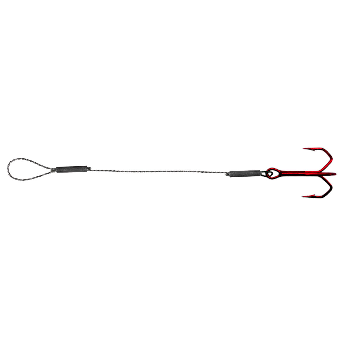 ProfiBlinker Stinger mit ProfiBlinker Drilling Vorfach / Hakengröße 4 / 15kg / 14cm / 2er Pack 