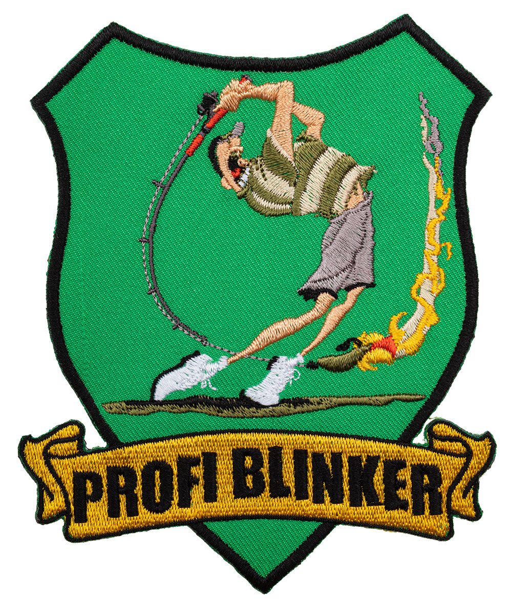 ProfiBlinker Aufnäher hellgrün Jubiläumsangler 