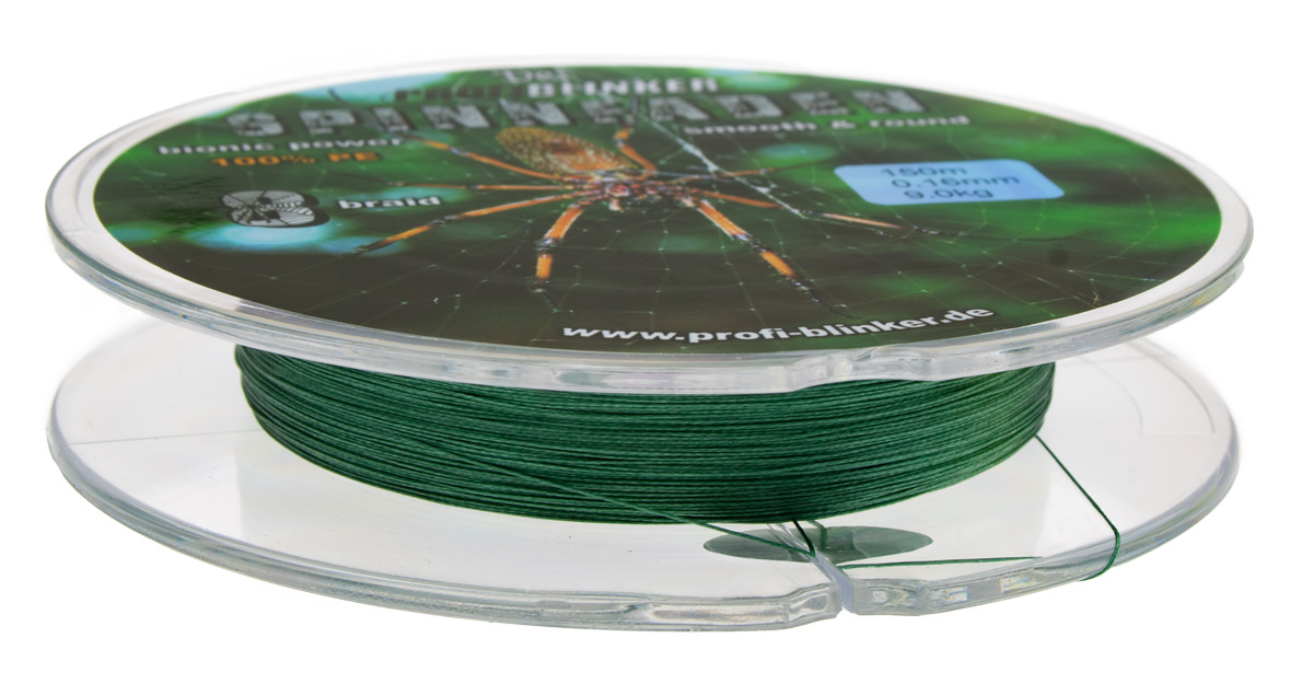 ProfiBlinker Spinnfaden algengrün 0,32mm / Tragkraft 22,5kg / 150m 