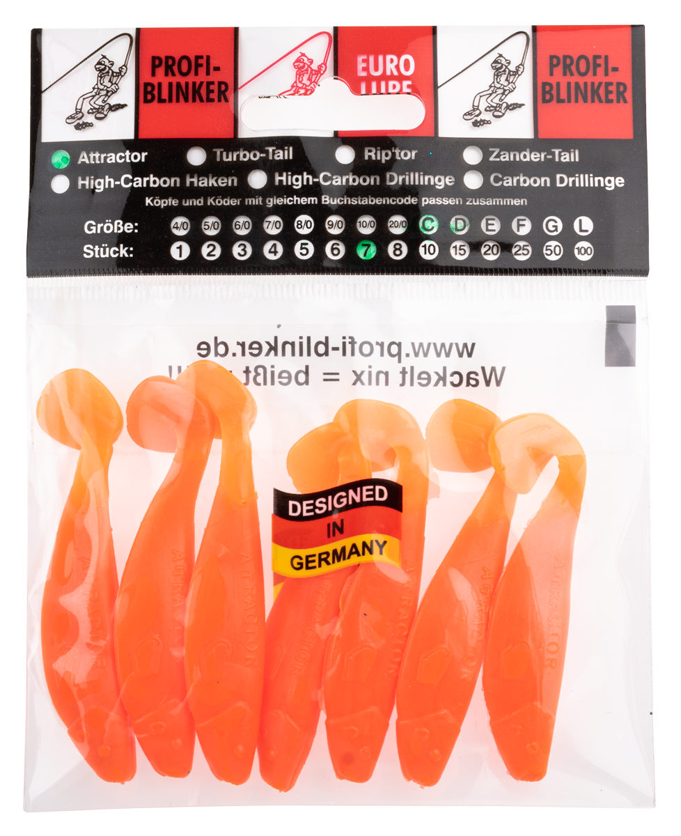 ProfiBlinker Attractor Größe C 7cm Feuerwehr-Rot / verbessertes Japan-Rot / 1 Stück 