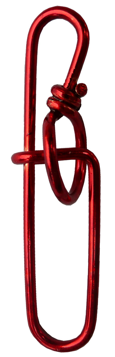 ProfiBlinker High Energy XXX-Strong Ringlock Snap Kunstköder-Karabiner in Rot / Größe 12 / 5er Pack