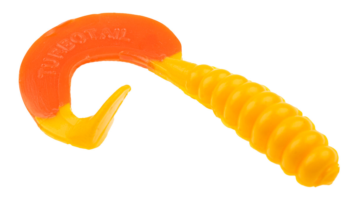 ProfiBlinker Turbotail Größe D 10,5cm Schwefel-Gelb / Rot / 100er Pack 