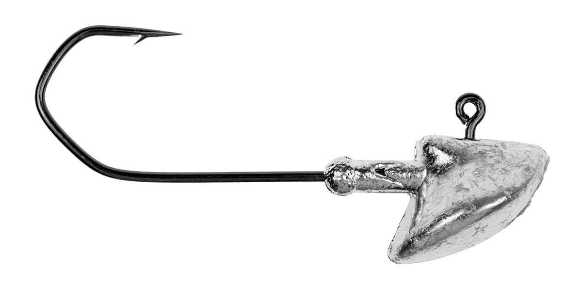 ProfiBlinker Erie-Stand-up-Jig mit High-Carbon Haken in Schwarz / Größe D / mittel / 7g / 4er Pack
