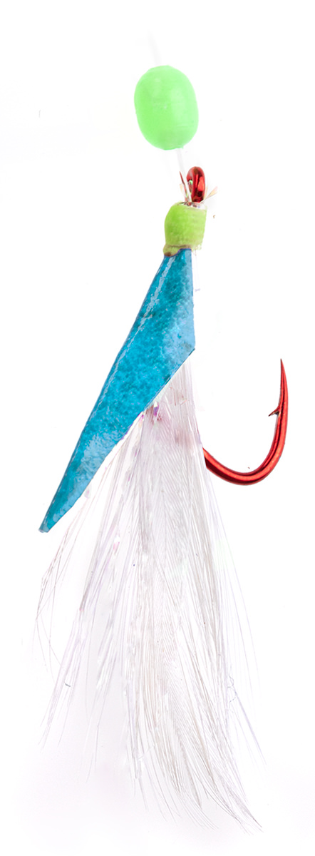 ProfiBlinker Großfisch-Paternoster mit XX-Strong High Energy Wirbel / Blau-Weiße Fliege / Größe 4/0 / 2er Pack