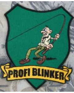 Profi Blinker Aufnäher dunkelgrün Original-Logo